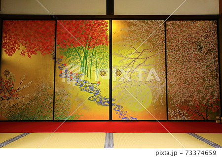 圓光寺　襖絵 73374659