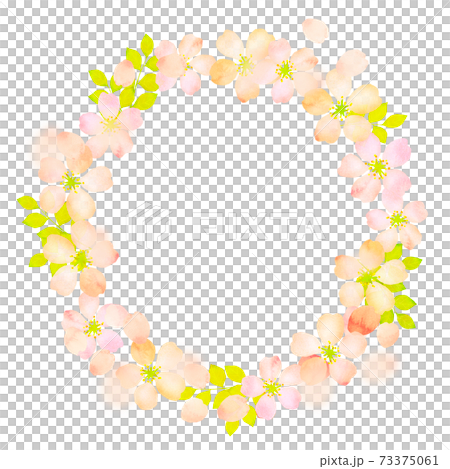 桜 リース 背景素材 桜 リース 背景素材 73375061