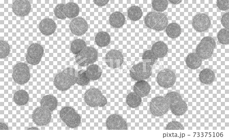 ホコリ、ウィルス 花粉 イメージCG ホコリ、ウィルス 花粉 イメージCG 73375106
