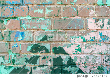 Weathered wall with peeling paint Weathered wall with peeling paint 73376125