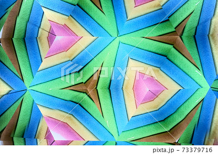 フェルト布・万華鏡5 73379716