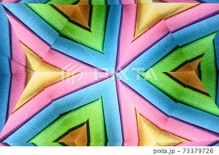 フェルト布・万華鏡15 73379726