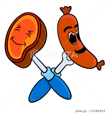 skewer barbecue cartoon skewer barbecue cartoon 73380843