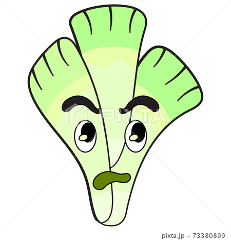 lettuce vegetable cartoon character lettuce vegetable cartoon character 73380899