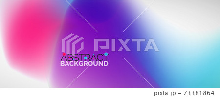 Fluid color gradient abstract background, trendy colorful wallpaper. Vector illustration for placards, brochures, posters, banners and covers 73381864
