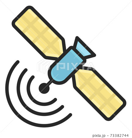 satelite plane icon 73382744