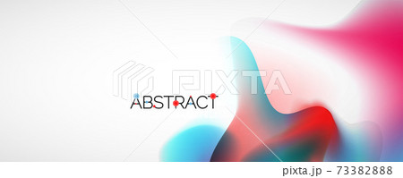Fluid color gradient abstract background, trendy colorful wallpaper. Vector illustration for placards, brochures, posters, banners and covers 73382888