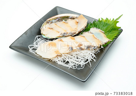 アワビの刺身 アワビの刺身 73383018