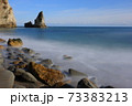 冬晴れの大波月海岸 73383213