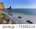 冬晴れの大波月海岸 73383214