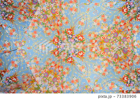 可愛い千代紙・花・万華鏡18 可愛い千代紙・花・万華鏡18 73383906