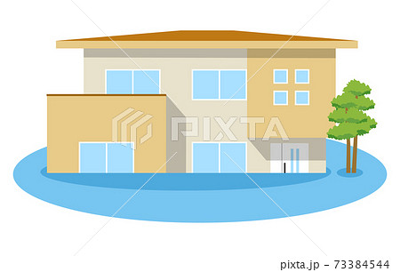 災害　住宅　水害 73384544