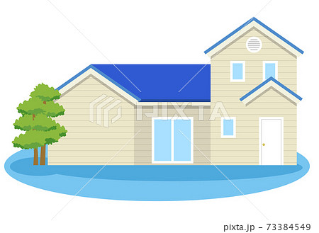 災害　住宅　水害 73384549