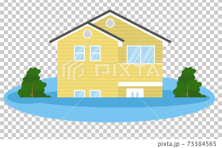 災害　住宅　水害 73384565
