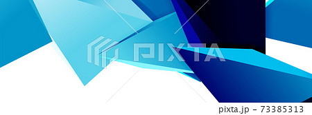 Triangle mosaic abstract background, 3d triangular low poly shapes. Geometric vector illustration for covers, banners, flyers and posters and other 73385313