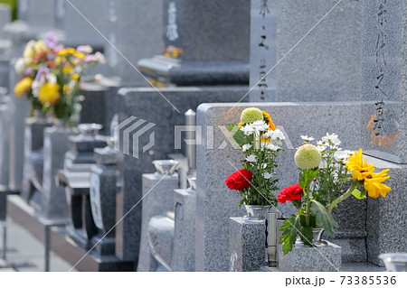 お墓の仏花 お墓の仏花 73385536