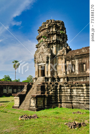 カンボジア　アンコールワットの風景 73388170