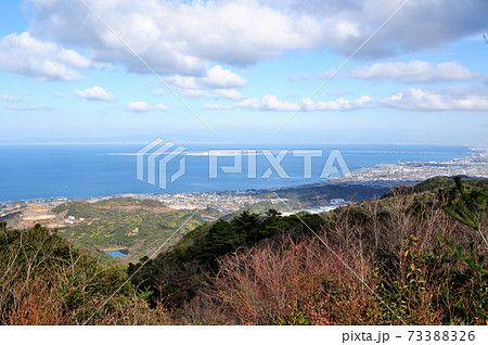 俎石山近くから関西新空港・神戸方面を望む 73388326