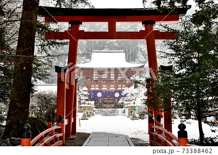 丹生都比売神社雪景色 73388462