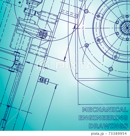Backgrounds of engineering subjects. Technical illustration. Mechanical engineering Backgrounds of engineering subjects. Technical illustration. Mechanical engineering 73389954