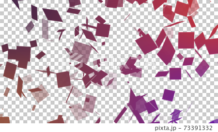 CG Square Colorful square confetti 73391332