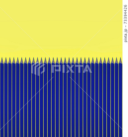 Pattern of blue pencils. 73394426