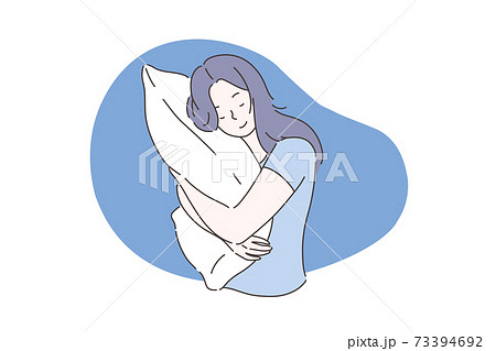 Sweet dream or sleep concept. Sweet dream or sleep concept. 73394692