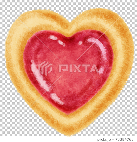 Heart jam cookie Heart jam cookie 73394763