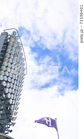 照明と旗 照明と旗 73396491