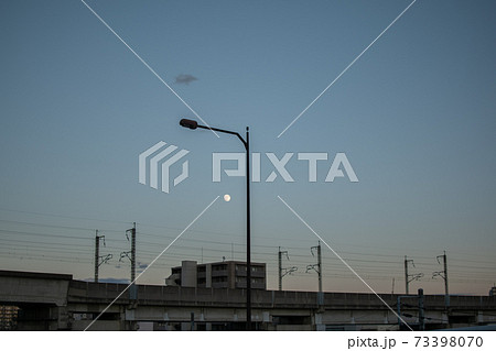 南大橋から眺める夕景／東京都北区 73398070