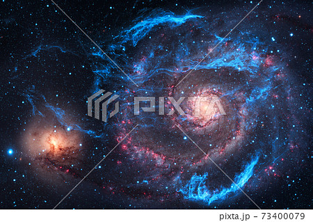 Awesome of endless cosmos. Elements of this image furnished by NASA Awesome of endless cosmos. Elements of this image furnished by NASA 73400079