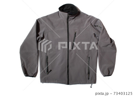 Softshell jacket on white background.  73403125