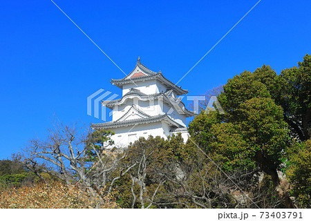 【兵庫県】晴天下の明石城(坤櫓) 【兵庫県】晴天下の明石城(坤櫓) 73403791