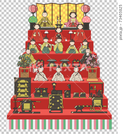 ひな人形 7段 ひな人形 7段 73403825