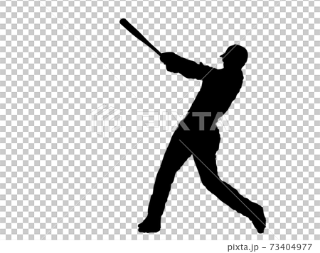 Full swing batter silhouette_4 73404977