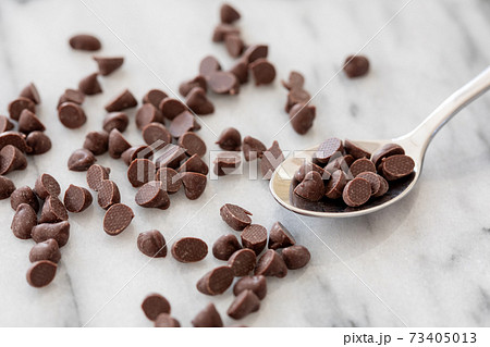 大理石に散りばめたチョコレートチップ 大理石に散りばめたチョコレートチップ 73405013