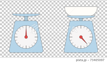 キッチンスケール　輪郭線あり 73405097