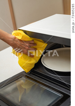 電子レンジクリーニング 電子レンジクリーニング 73405285