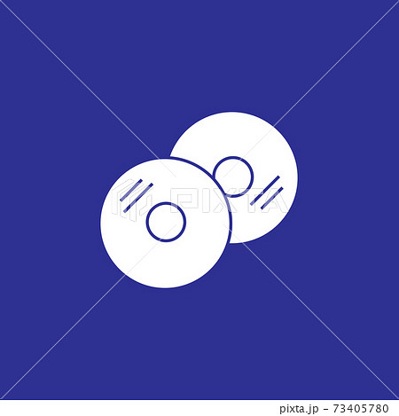 cd disc solid style icon vector illustration 73405780