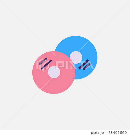 cd disc flat style icon vector illustration 73405860