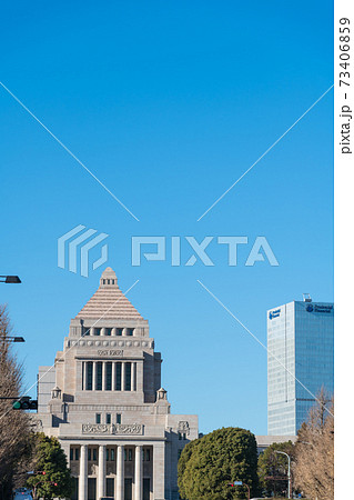 【冬の国会議事堂】 73406859