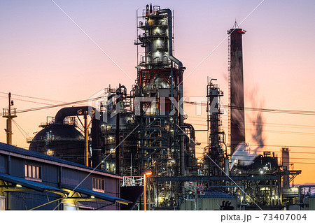 《神奈川県》工場夜景・川崎市千鳥町 《神奈川県》工場夜景・川崎市千鳥町 73407004