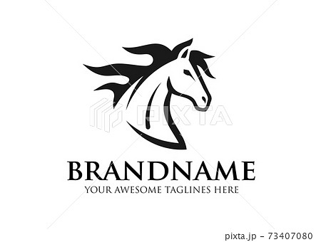 simple sign head of horse for race sport logo vector, equestrian sport vector illustration simple sign head of horse for race sport logo vector, equestrian sport vector illustration 73407080