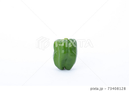 ピーマン　1つ　白バック 73408128