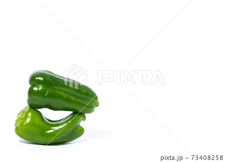 ピーマン　複数　白バック 73408258