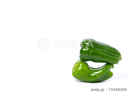 ピーマン　複数　白バック 73408260