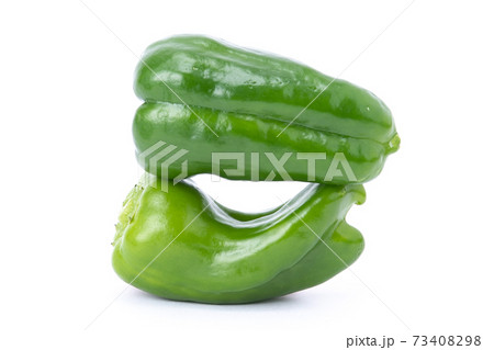 ピーマン 複数 白バック ピーマン 複数 白バック 73408298