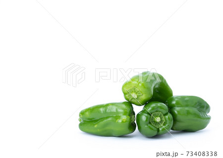 ピーマン 複数 白バック ピーマン 複数 白バック 73408338