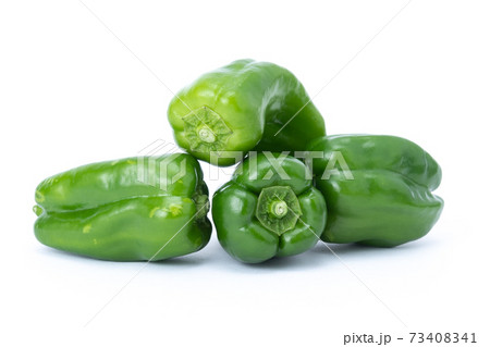 ピーマン　複数　白バック 73408341