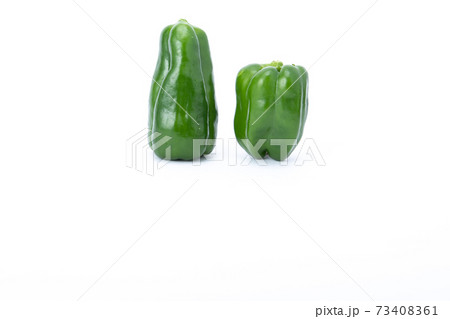 ピーマン　複数　白バック 73408361